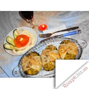 Фото: Баклажани, запечeні в тісті "Aubergines au four en croute"