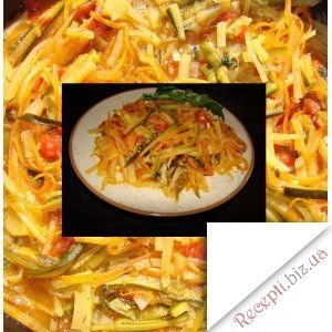 Фото: Спагеті з овочів