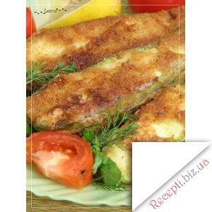 Фото: Кабачкові сендвічі з сиром у хрусткому клярі